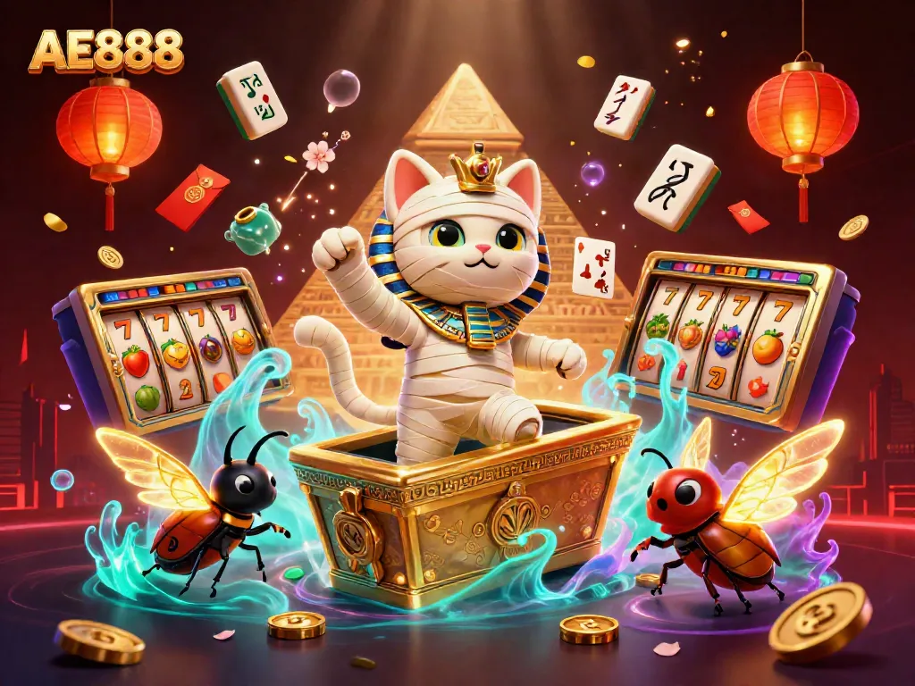 Experience thrilling gaming moments at AE888 with dynamic slots and captivating characters.