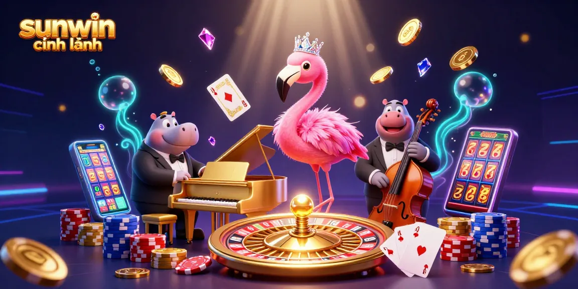 Winning at sunwin chính hãng with dynamic casino action and vibrant gaming elements